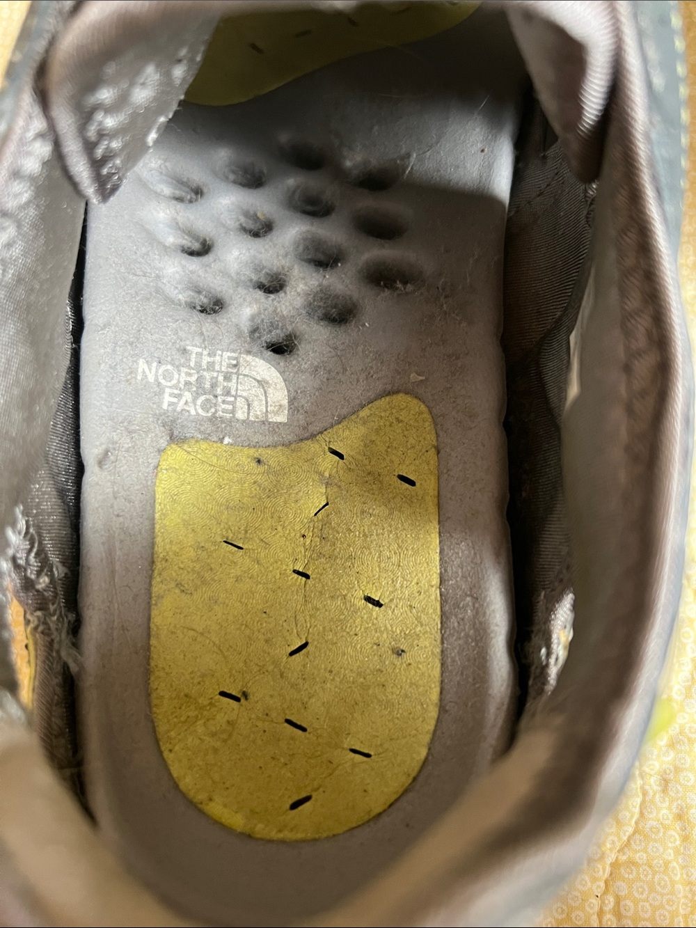 The North Face Men's Gray and Yellow Closed-Toe Hydrotrak Sandals - Picture 7 of 11